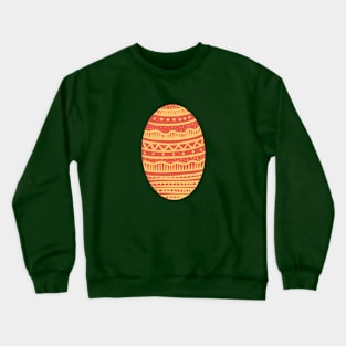 The red and yellow decorated easter egg, version 3 Crewneck Sweatshirt